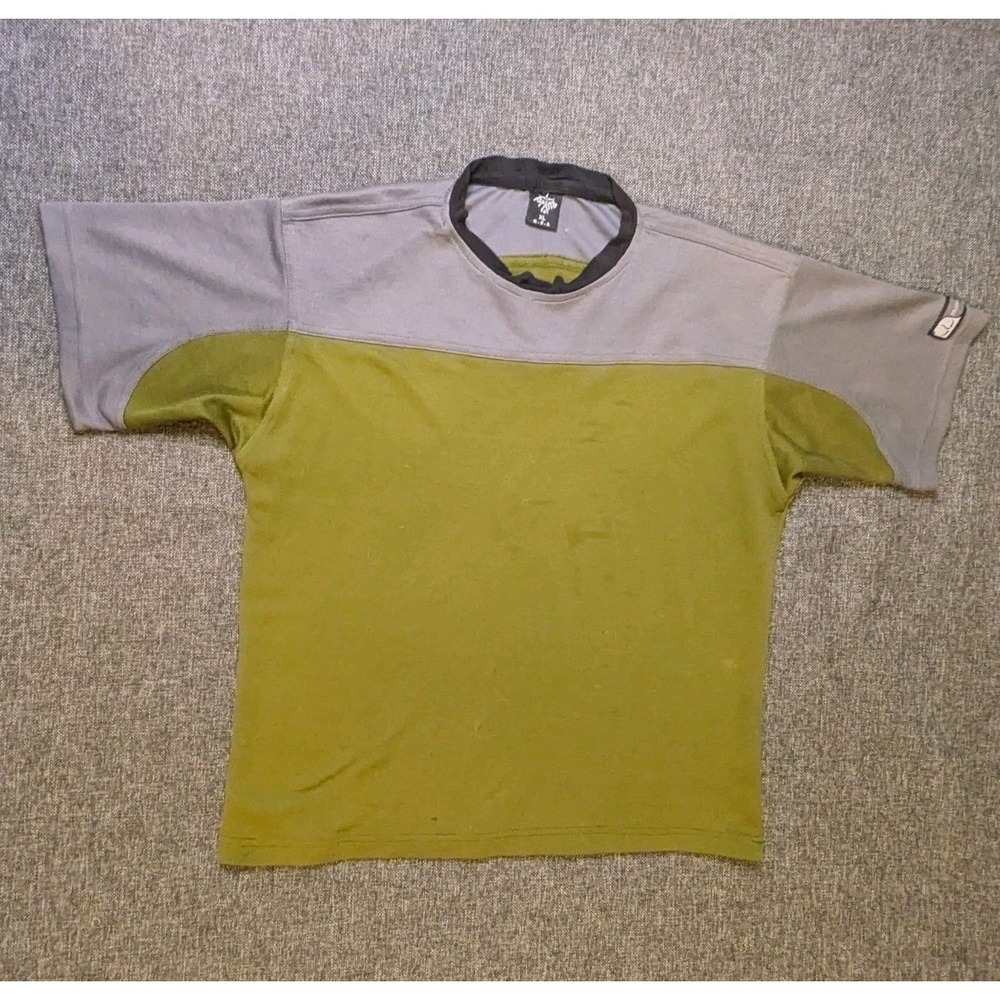 PrAna Short Sleeve Athletic Style T-Shirt Size XL Men's Multicolor Tee READ